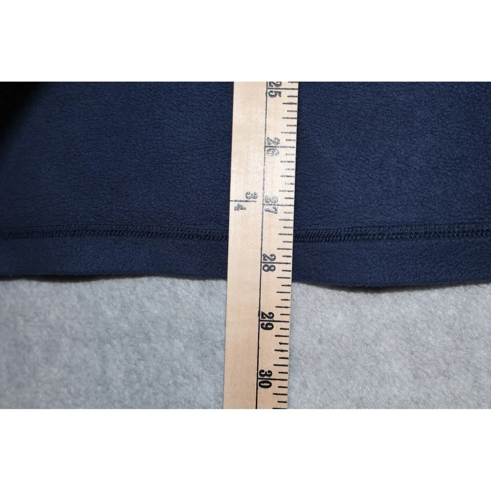 The North Face Pullover Shirt Mens Medium Navy Blue 1/4 Zip Fleece Performance